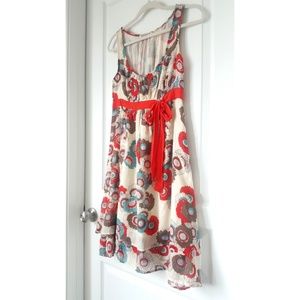 Forever Vintage Floral Sleeveless Dress Size S